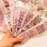 Small mochi tape - Cartoon Character Notebook Stickers,Stickers